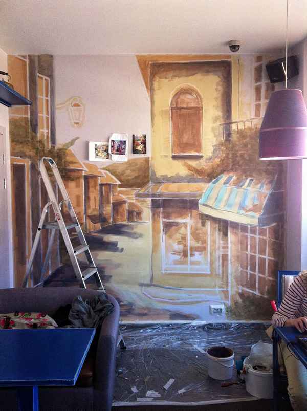 Роспись подмосковного кафе &laquo;Женева&raquo;