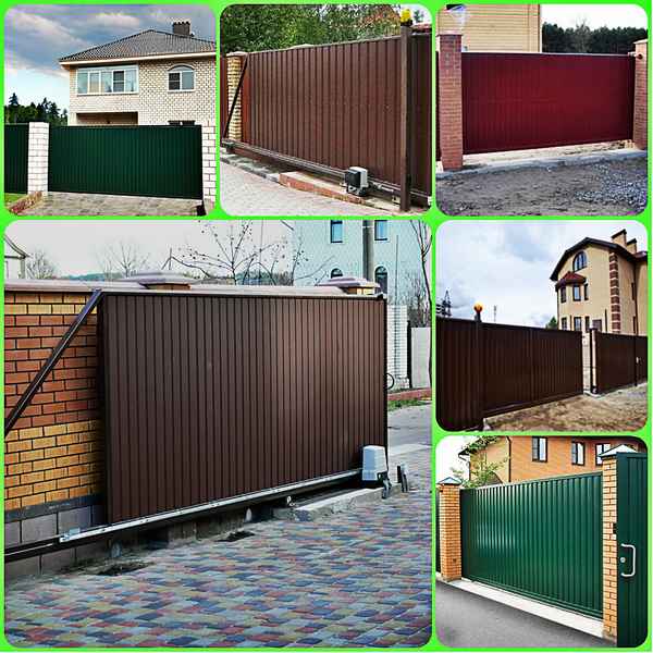 Раздвижные ворота: удобно, пpaктично, красиво