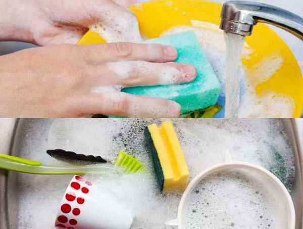 Эффективные и безопасные смеси для мытья посуды своими руками.
