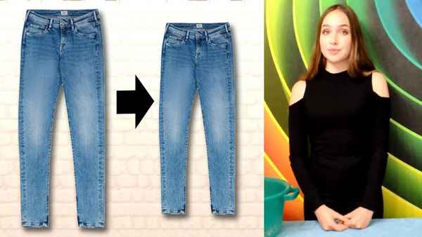 Как правильно постирать джинсы, чтобы они сели на размер  
