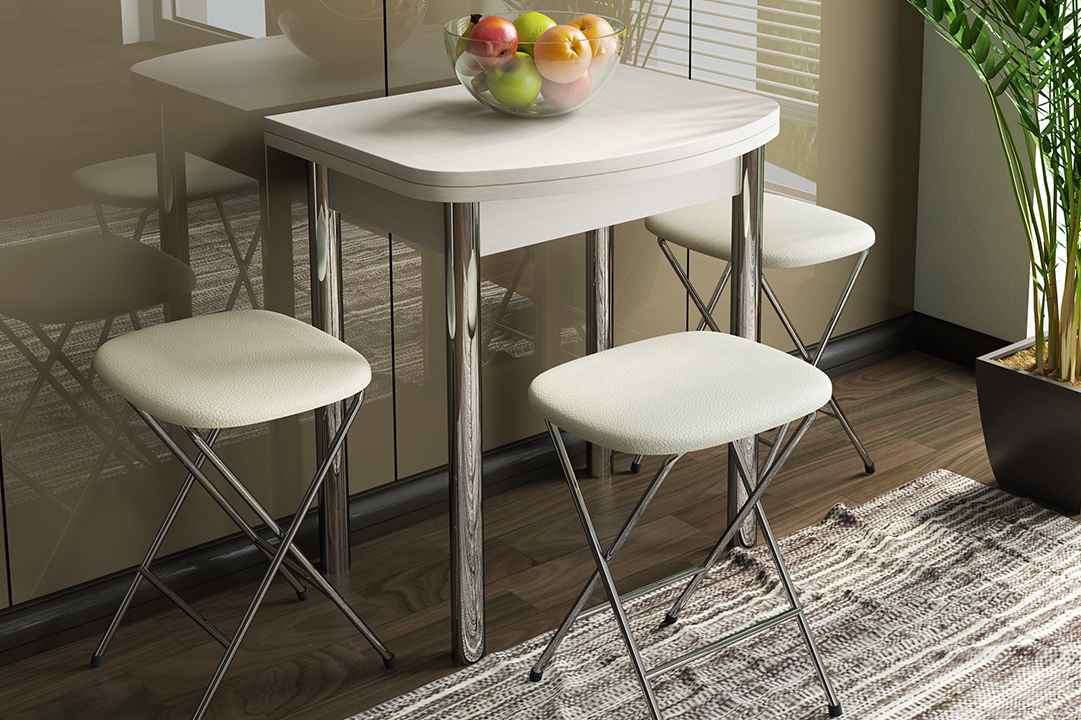 Необычные маленькие столики для кухни