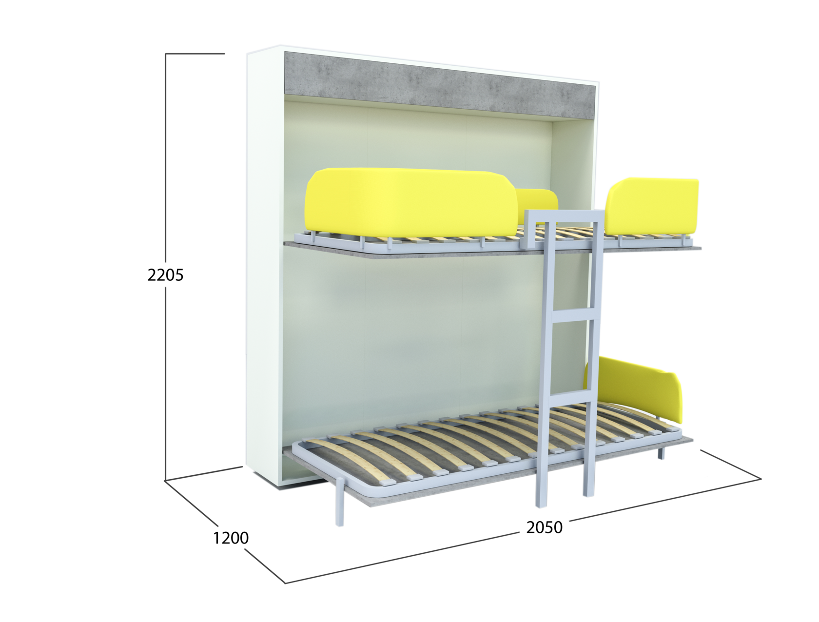 Двухъярусные кровати-трaнcформеры для детей: концепты, фото