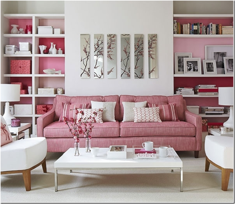 Мебель розового цвета в интерьере: фото, идеи