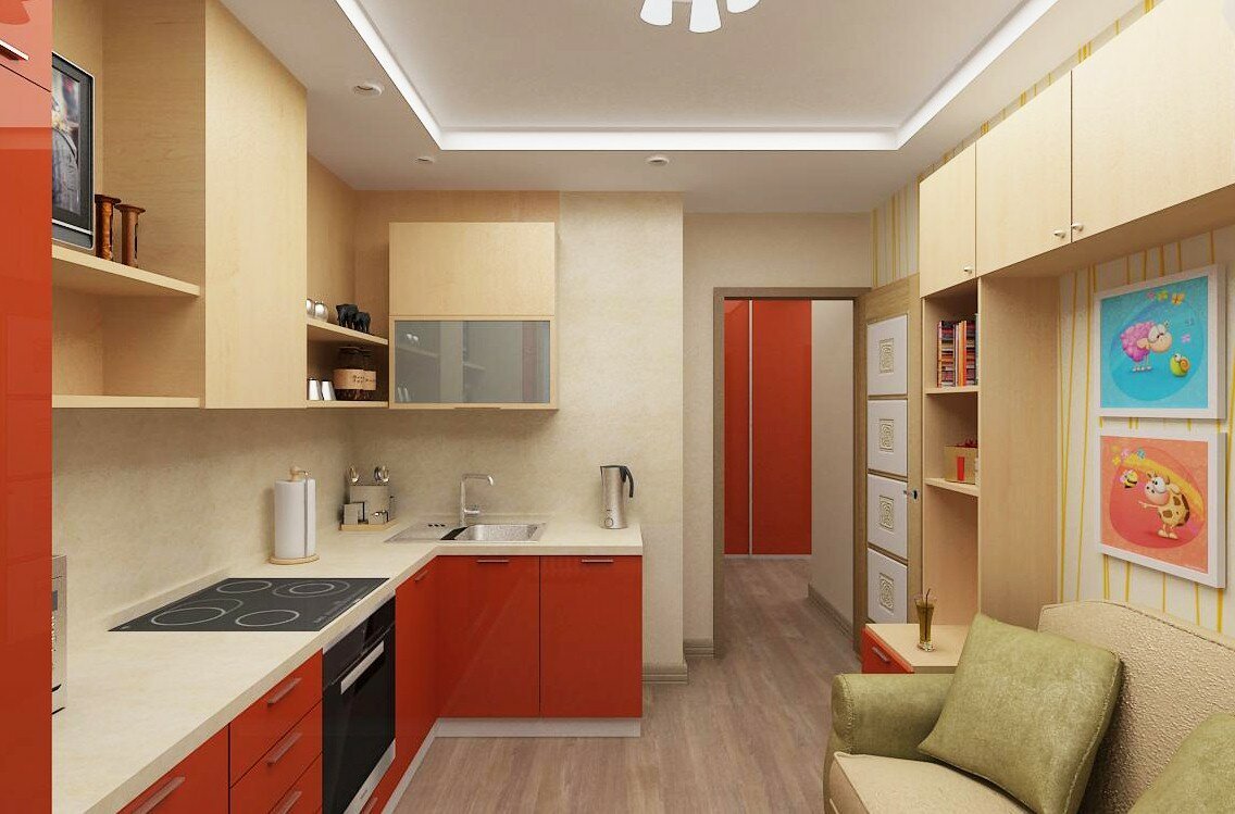 Как расставить мебель на кухне? Фото, примеры