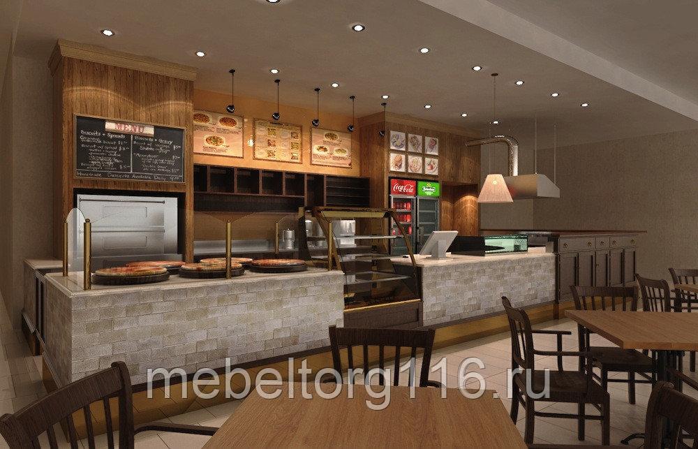 Современные интерьеры для пиццерии или небольшого ресторана