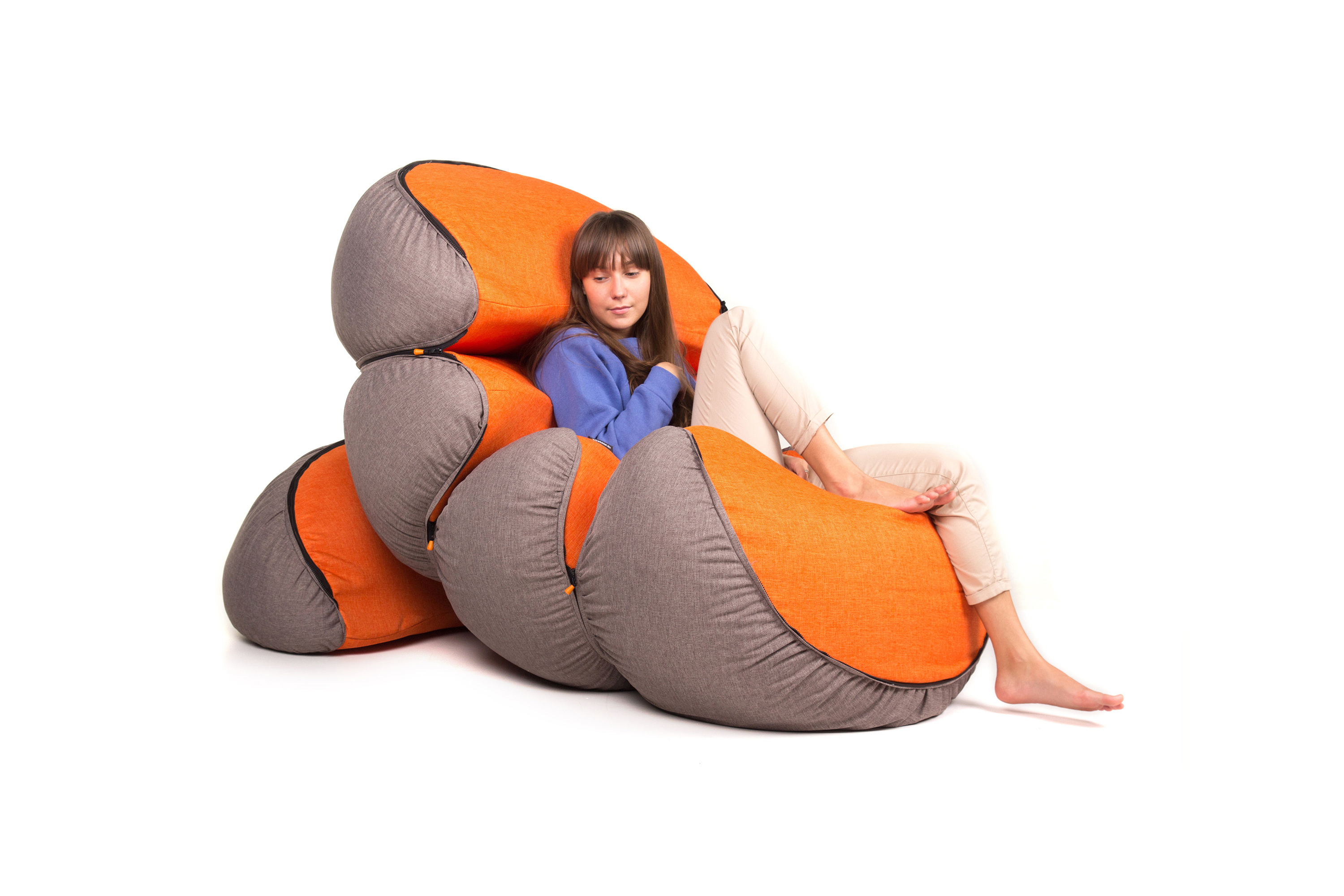 Фотоподборка интересных пуфов и бескаркасных тюфяков