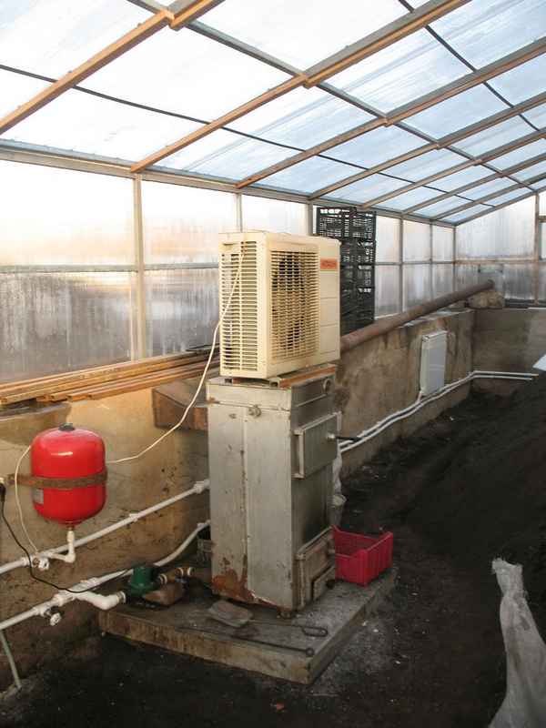 воздушное отопление теплицы зимой: особенности и как сделать своими руками + видео