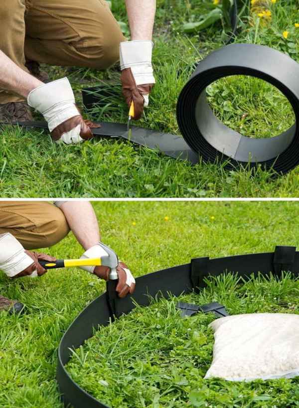 Бордюрная лента для грядок - как установить, фото и отзывы