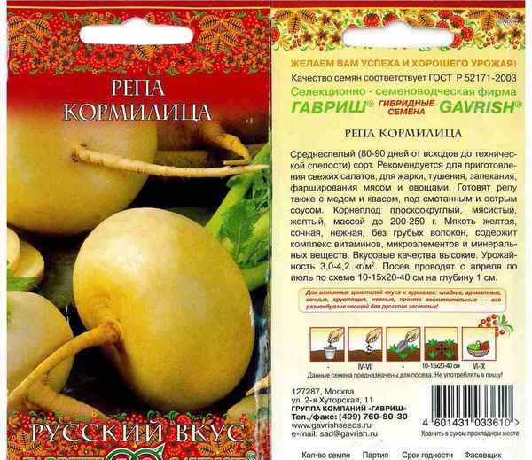 Какие сроки посадки репы в открытый грунт