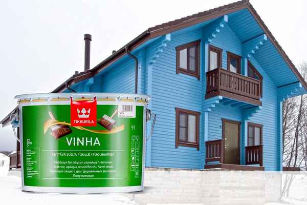 Какую краску для фасада деревянного дома выбрать + отзывы и фото