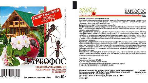 Карбофос - инструкция по применению в саду и в теплице (видео)