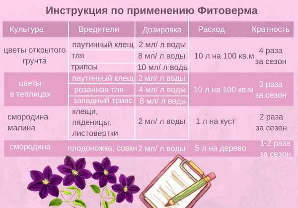 Препарат фитоверм: инструкция по применению для комнатных растений + видео