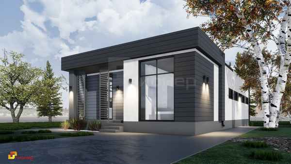 Проекты домов в стиле хай тек (одноэтажные и двухэтажные) + фото