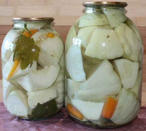 Заготовка патиссонов на зиму в банках: лучшие рецепты с фото