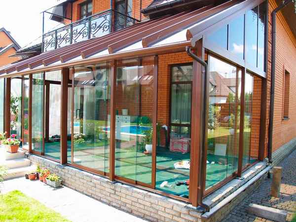 Зимний сад из алюминиевого профиля пристроенный к дому своими руками (фото, видео)