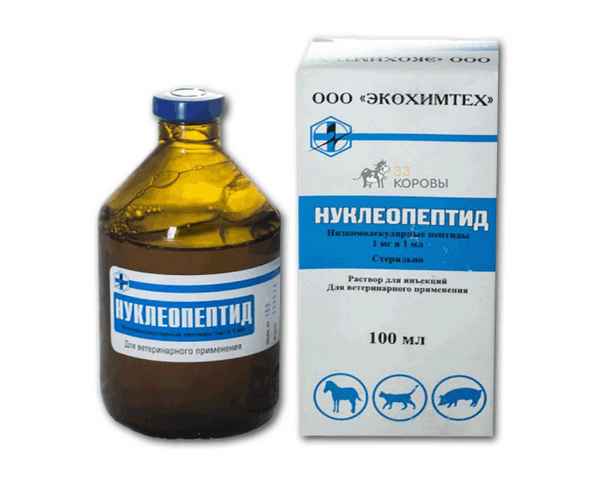 Нуклеопептид - инструкция по применению для животных, состав, дозировка, отзывы