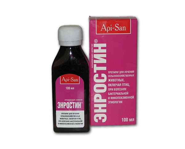 Энростин - инструкция по применению для цыплят и других животных в веттеринарии
