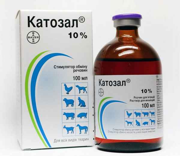 Катозал — инструкция по применению в ветеринарии для животных