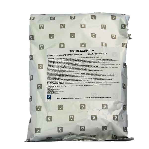 Тромексин - инструкция по применению для птиц и животных в ветеринарии, отзывы, дозировка