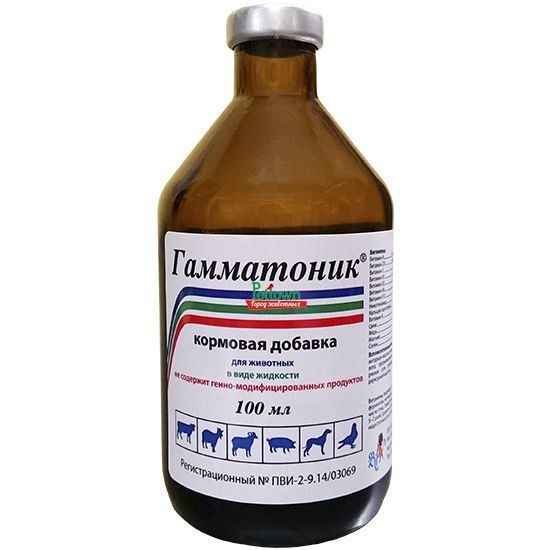 Гамматоник - инструкция по применению для птиц в ветеринарии