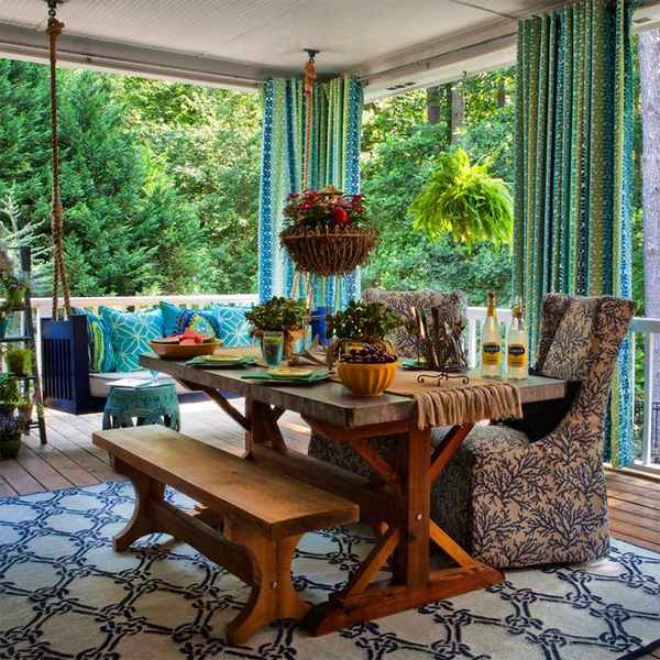 Свободу творчеству! ТОП-10 идей декорирования дачной веранды