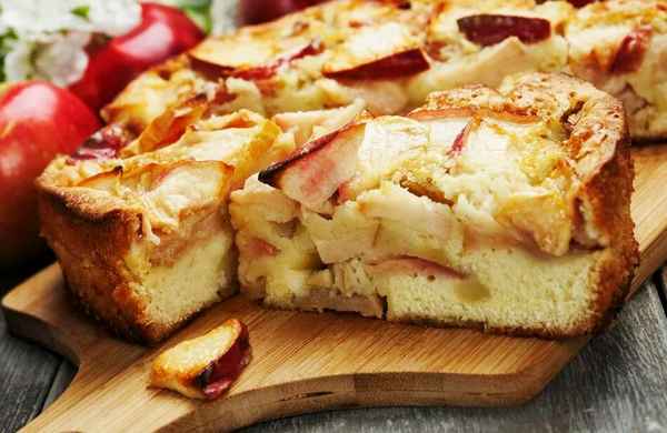 Пирог с яблоками в мультиварке - 5 лучших рецептов с фото
