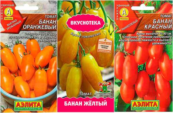 Томат Банан (красный, розовый, желтый): описание сорта, отзывы