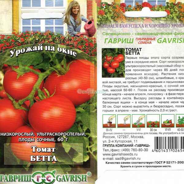 Томат Бетта: описание и хаpaктеристики сорта, отзывы, фото