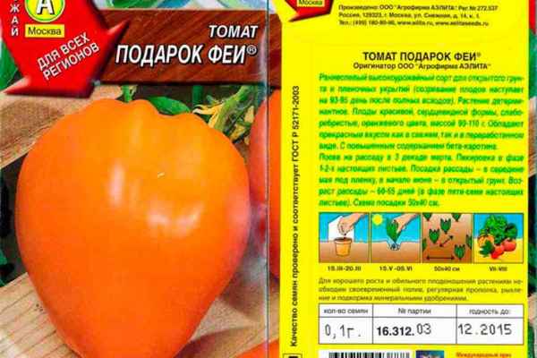 Томат Подарок феи: описание, урожайность сорта, отзыв, фото