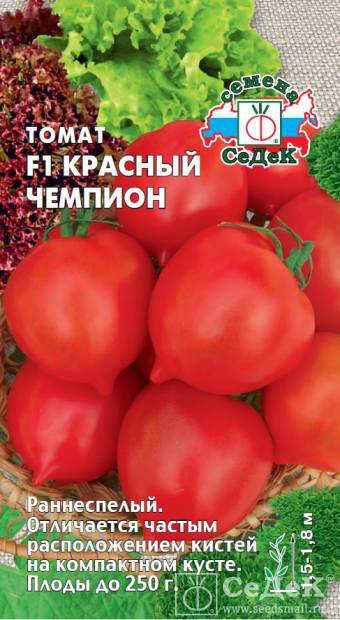 Томат Красный Чемпион F1: описание сорта, фото, отзыв