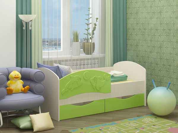 Детская кровать «Дельфин» с ящиками: модели и советы по выбору