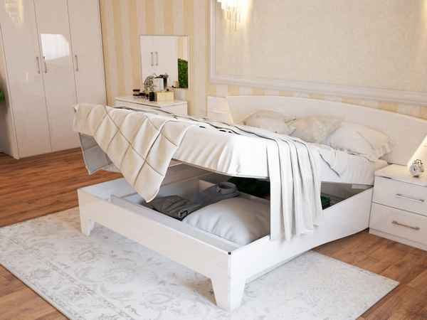 Двуспальная кровать с ящиками: преимущества и недостатки модели