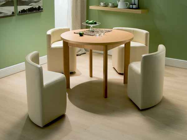 Столы и стулья для кухни: что выбрать для экономии места?