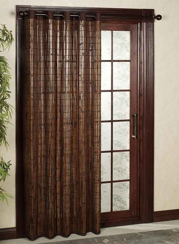 Бамбуковые шторы: модели на окна и дверные проемы, описание, примеры, фото