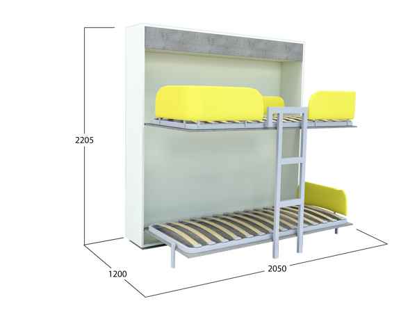 Двухъярусные кровати-трaнcформеры для детей: концепты, фото