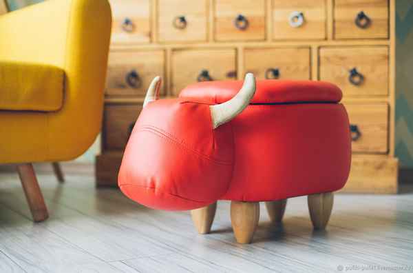 Необычные пуфики для дома: фото, идеи