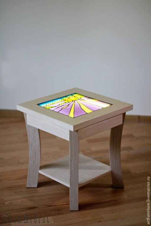 Необычный светящийся журнальный столик: фото, идеи