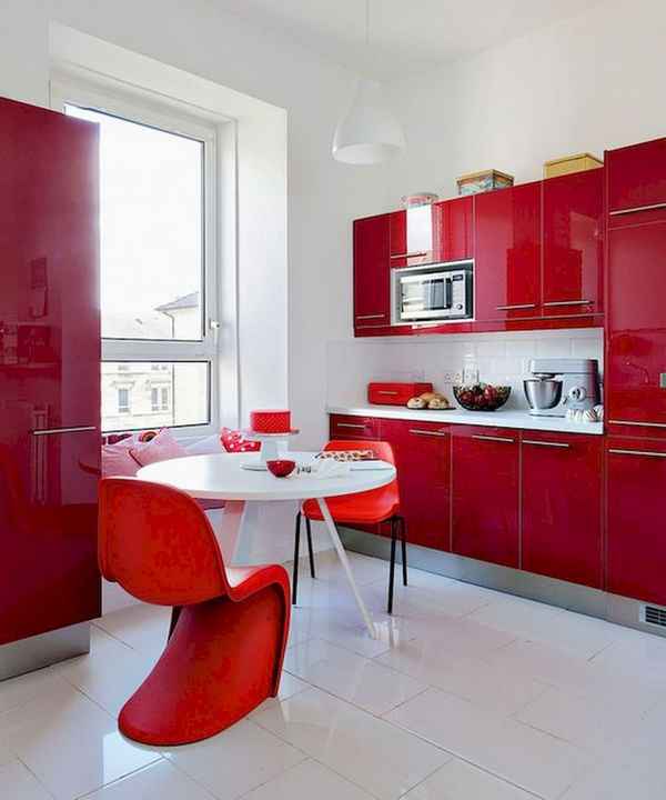 Красная мебель в интерьере: фото, идеи дизайна