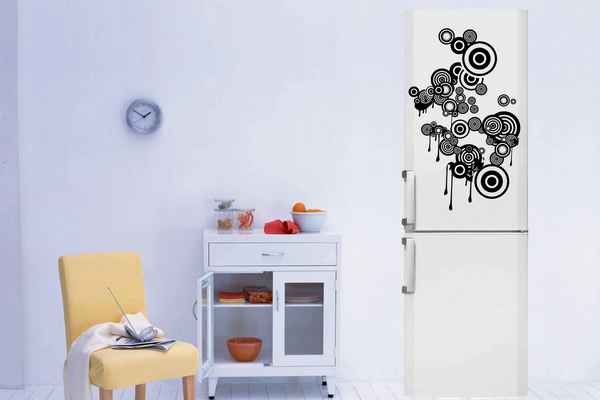 Интерьерные наклейки на стену и холодильник