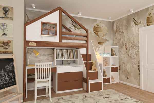 Кровать-чердакварианты отдыха и сна для детей и взрослых