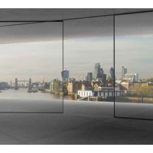 Раздвижные панорамные окна без рам