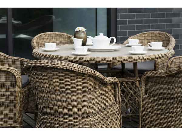 Мебель из ротанга в интерьере.