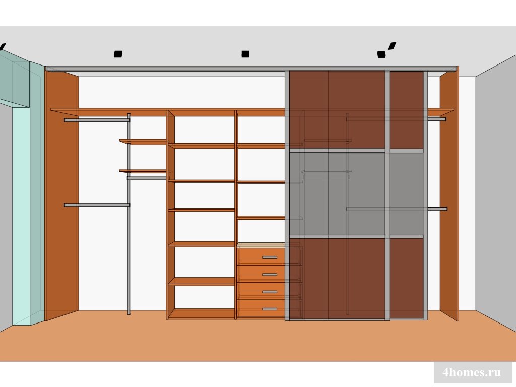 С чего начать строить шкаф купе?