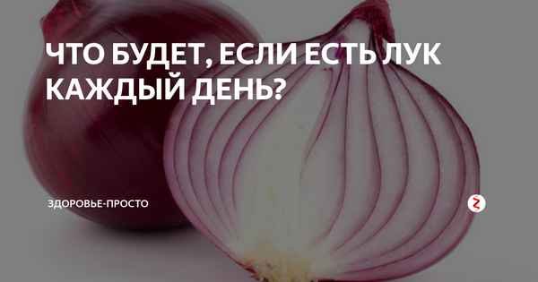 Что будет, если каждый день употрeбллять лук