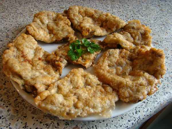 Рецепт вкусных отбивных из вешенок в кляре