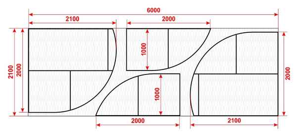 Как правильно раскроить поликарбонат для торцов теплицы, схема