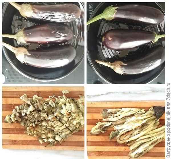 Как правильно чистить баклажаны