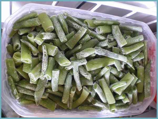 Как правильно заморозить стручковую фасоль