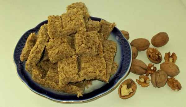 Приготовление халвы из грецких орехов