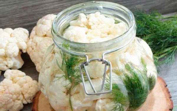 Квашение цветной капусты в домашних условиях